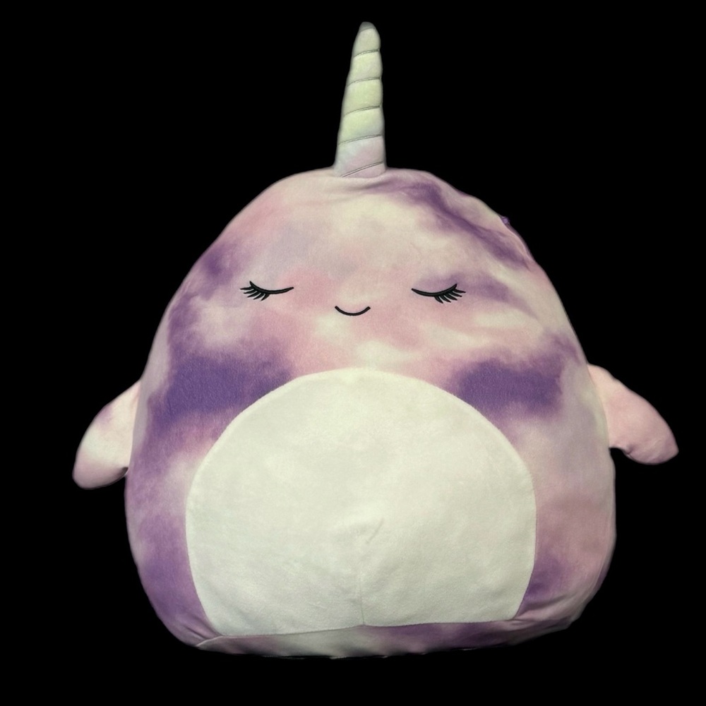 Squishmallow 20" Narwhal Purple & Pink